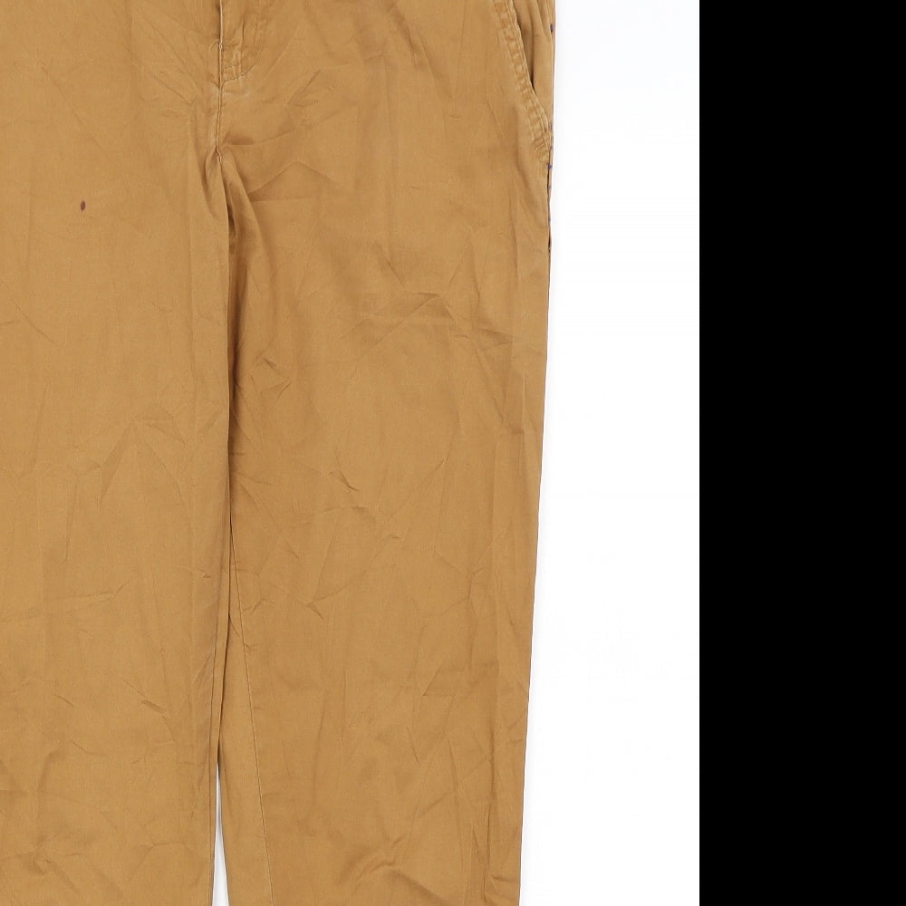 Pimkie Womens Brown   Chino Trousers Size 8 L27 in