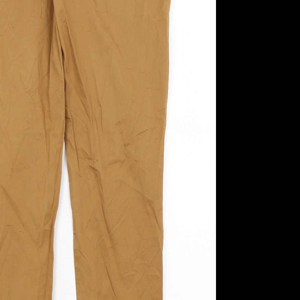 Pimkie Womens Brown   Chino Trousers Size 8 L27 in