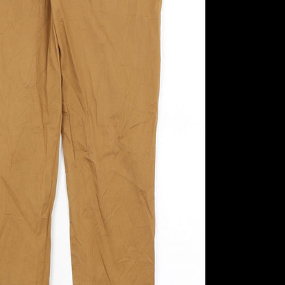 Pimkie Womens Brown   Chino Trousers Size 8 L27 in