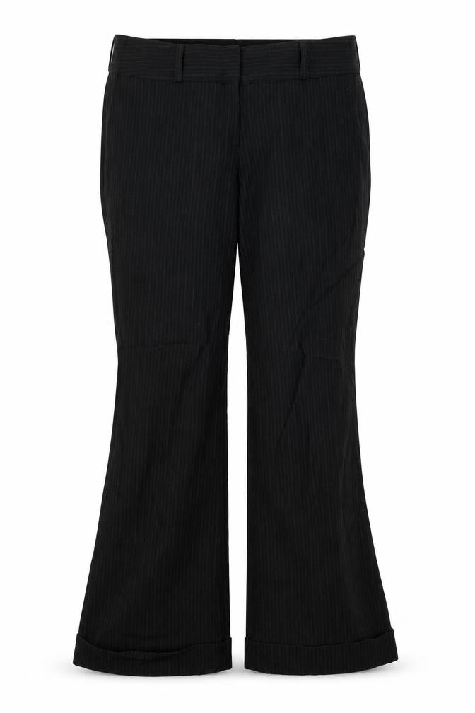 Womens UK Size 14 Dorothy Perkins Regular Fit Dress Pants Black Trousers