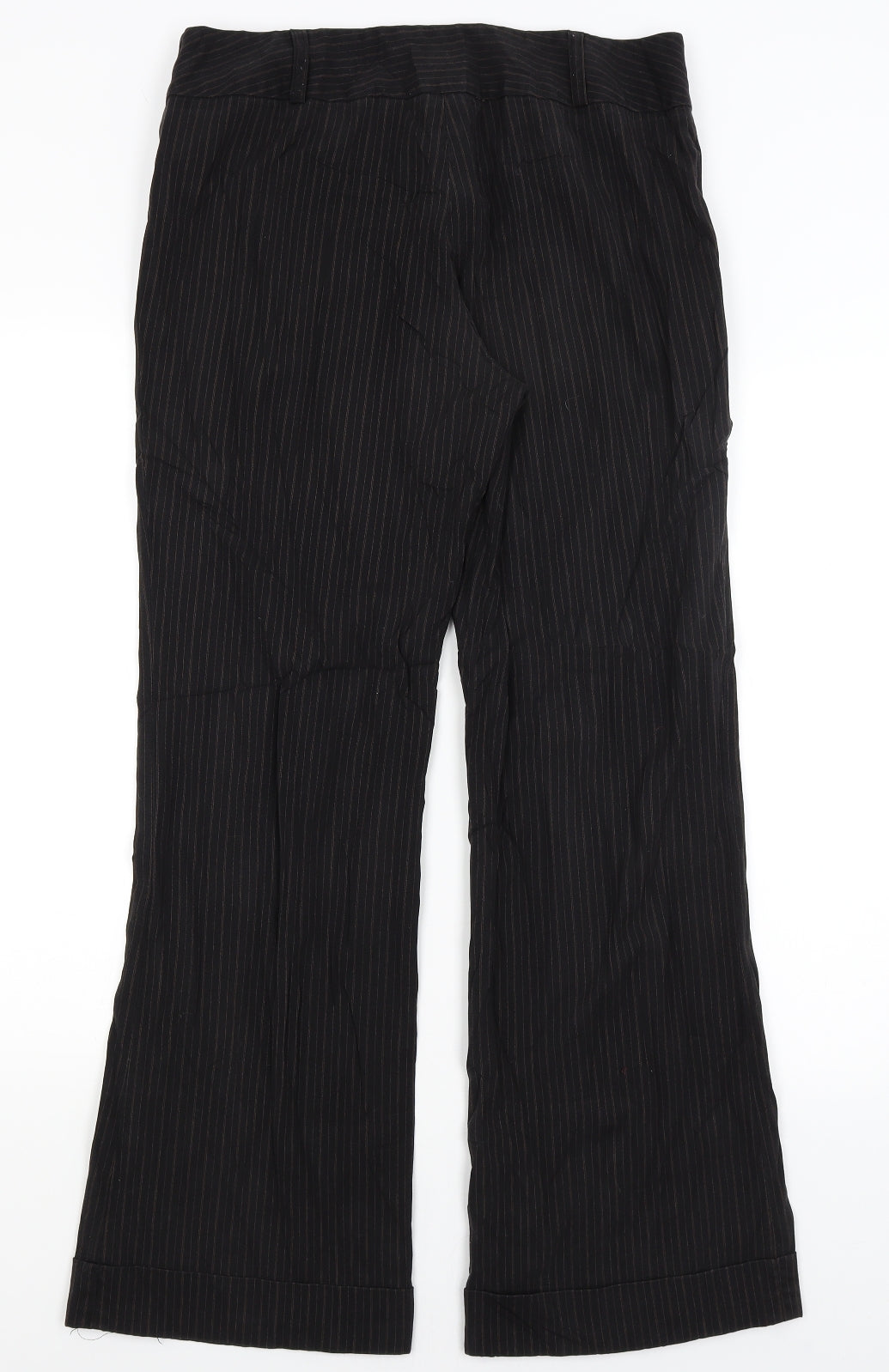 Womens UK Size 14 Dorothy Perkins Regular Fit Dress Pants Black Trousers