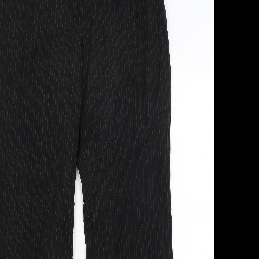Womens UK Size 14 Dorothy Perkins Regular Fit Dress Pants Black Trousers