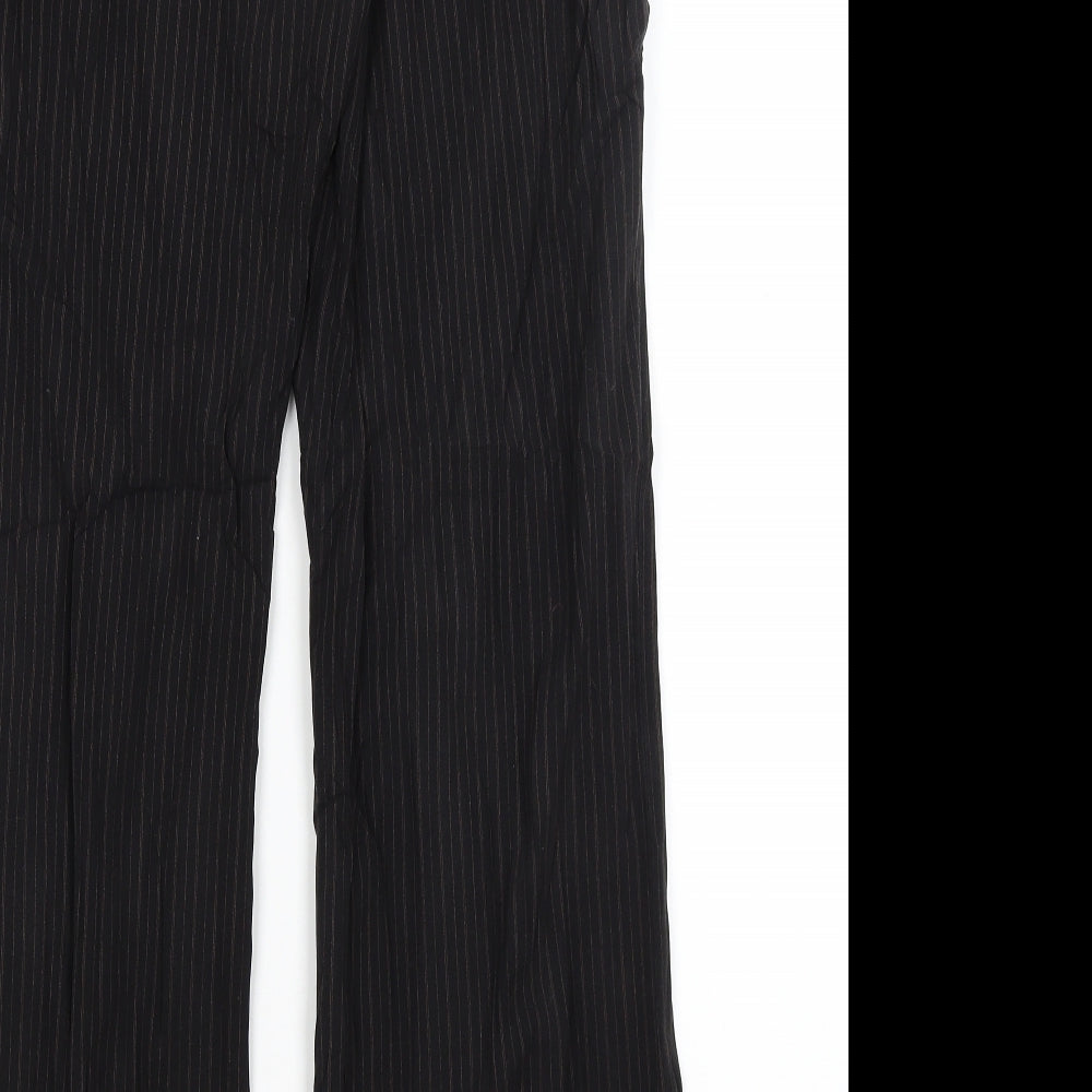 Womens UK Size 14 Dorothy Perkins Regular Fit Dress Pants Black Trousers
