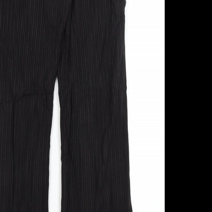 Womens UK Size 14 Dorothy Perkins Regular Fit Dress Pants Black Trousers
