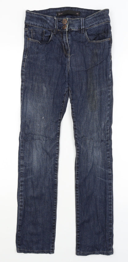 NEXT Womens Blue   Skinny Jeans Size 6 L27 in