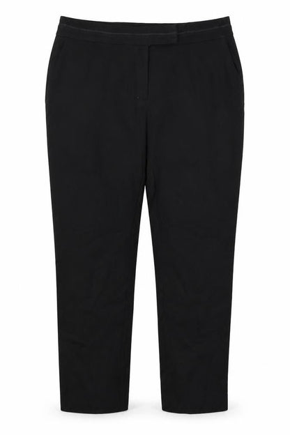 Womens UK Size 18 Very Regular Fit Dress Pants Black Trousers