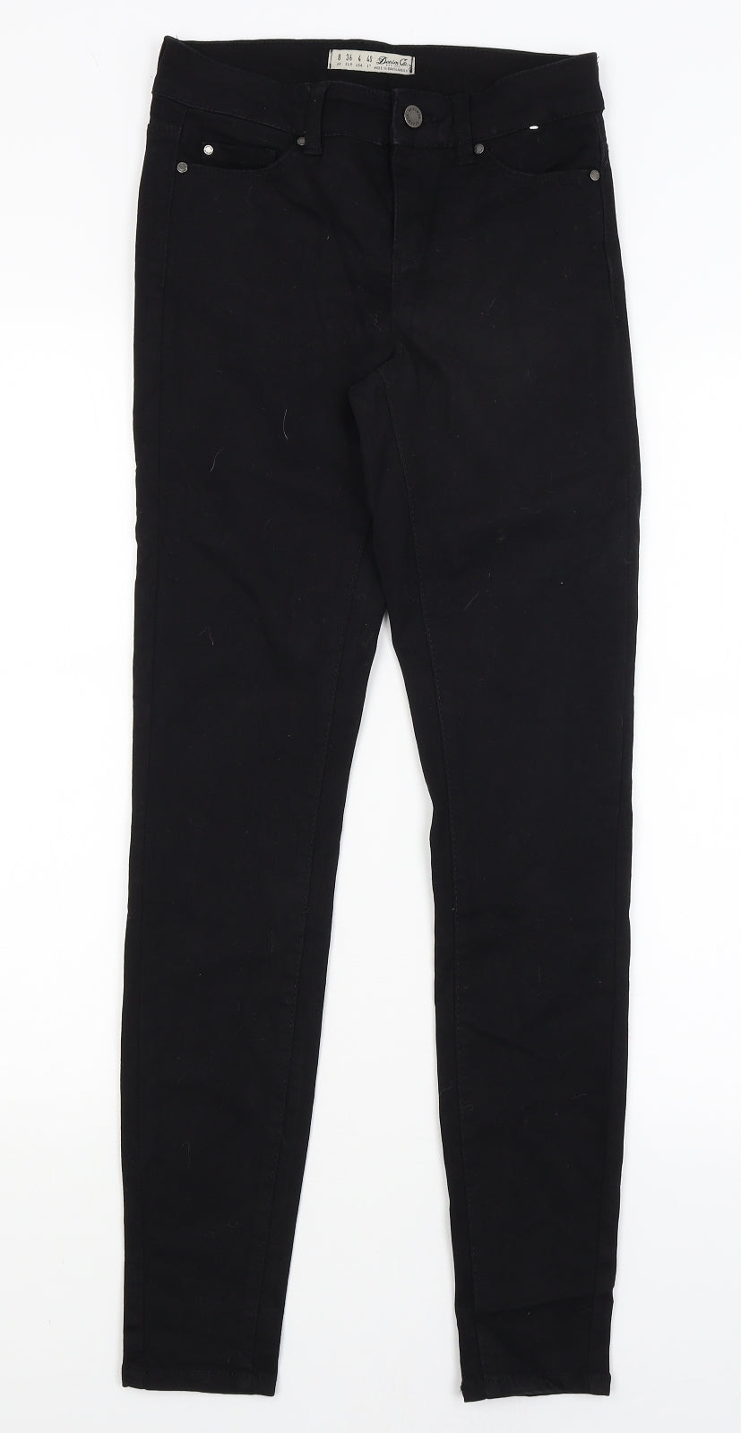 Denim Co Womens Black   Skinny Jeans Size 8 L29 in