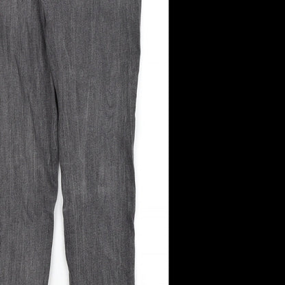 Denim Co Womens Grey   Skinny Jeans Size 14 L27 in
