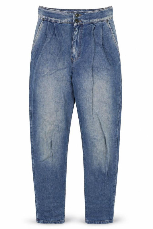 Mens UK Size 32 in Bershka Regular Fit Straight Blue Jeans