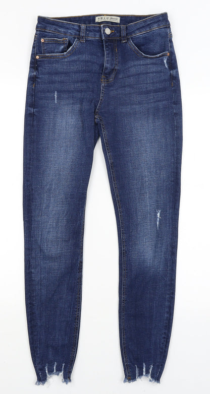 Denim Co Womens Blue   Skinny Jeans Size 10 L28 in