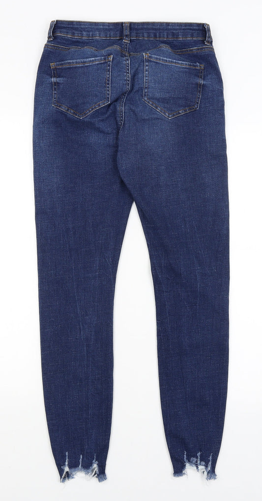 Denim Co Womens Blue   Skinny Jeans Size 10 L28 in