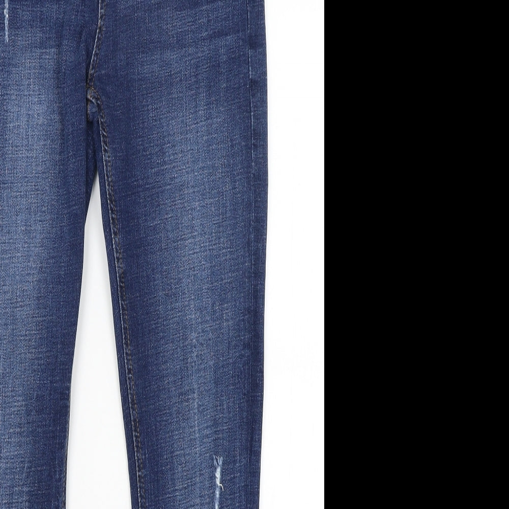 Denim Co Womens Blue   Skinny Jeans Size 10 L28 in