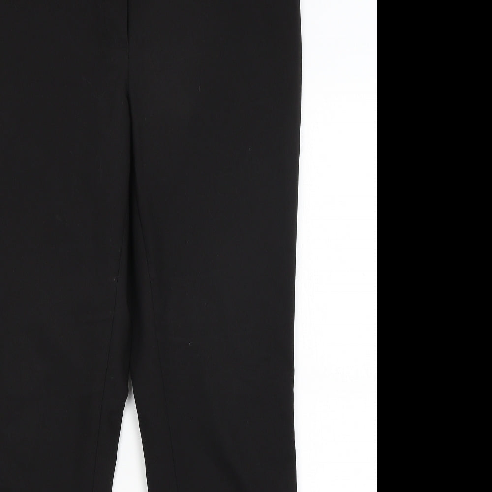 Womens UK Size 12 H&M Regular Fit Dress Pants Black Trousers