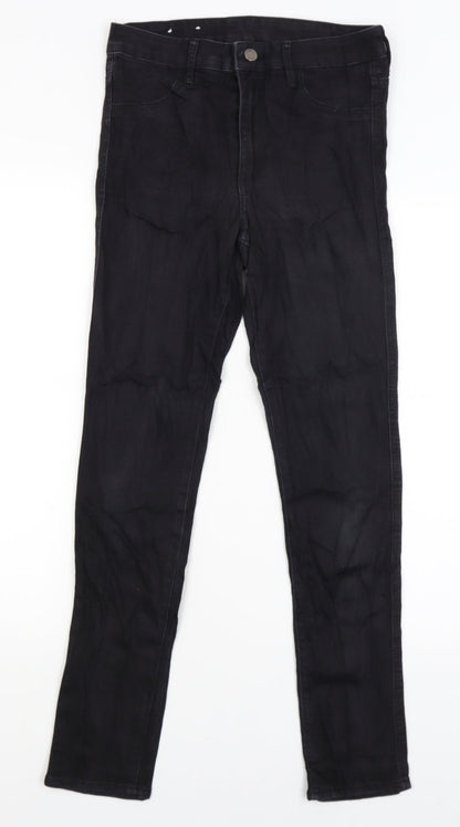Womens UK Size 8 H&M Slim Fit Skinny Black Jeans