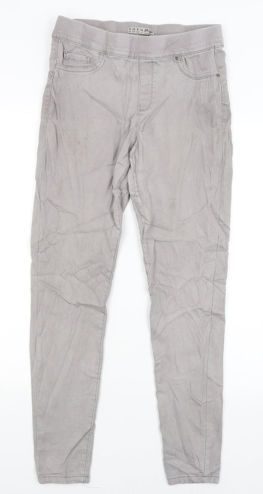Denim Co Womens Grey   Jegging Jeans Size 12 L27.5 in