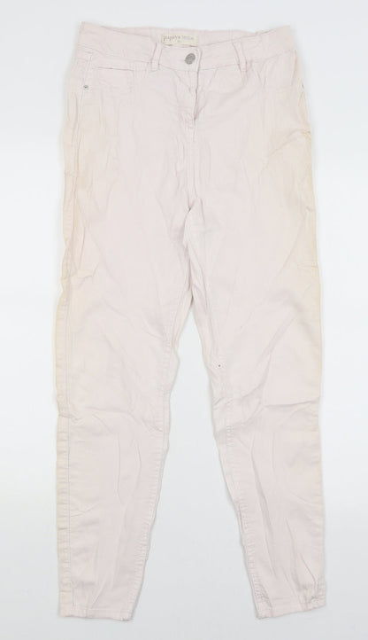 Papaya Womens Ivory   Skinny Jeans Size 10 L26 in