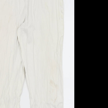 BHS Womens White   Straight Jeans Size 14 L27 in