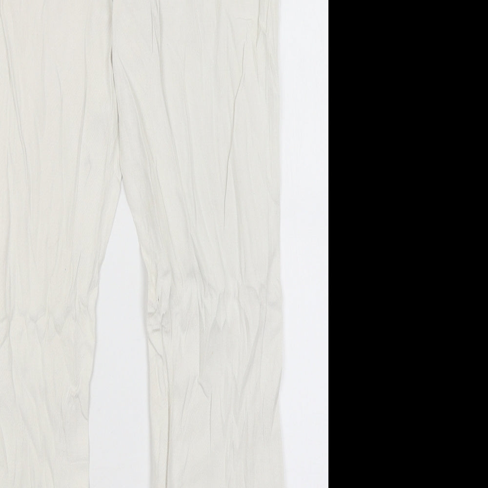 BHS Womens White   Straight Jeans Size 14 L27 in