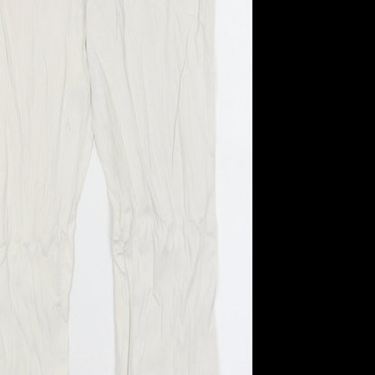 BHS Womens White   Straight Jeans Size 14 L27 in