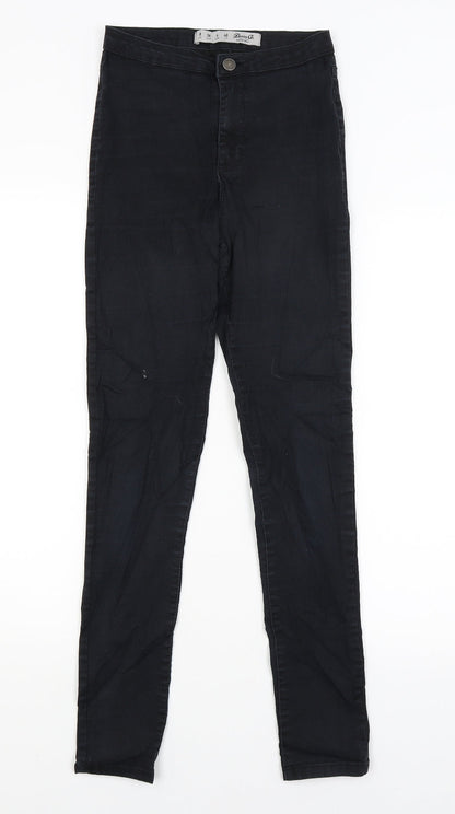 Denim Co Womens Black   Skinny Jeans Size 8 L28 in