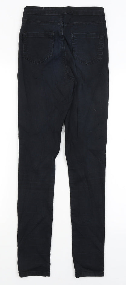 Denim Co Womens Black   Skinny Jeans Size 8 L28 in