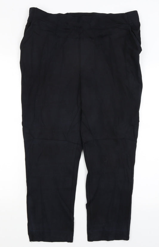 Bonmarche Womens Black   Trousers  Size 16 L24 in