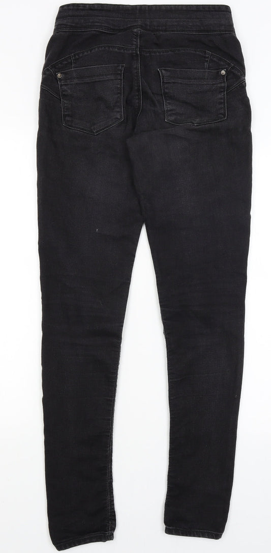 Denim Co Womens Black   Skinny Jeans Size 8 L29.5 in