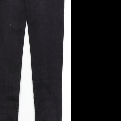 Denim Co Womens Black   Skinny Jeans Size 8 L29.5 in