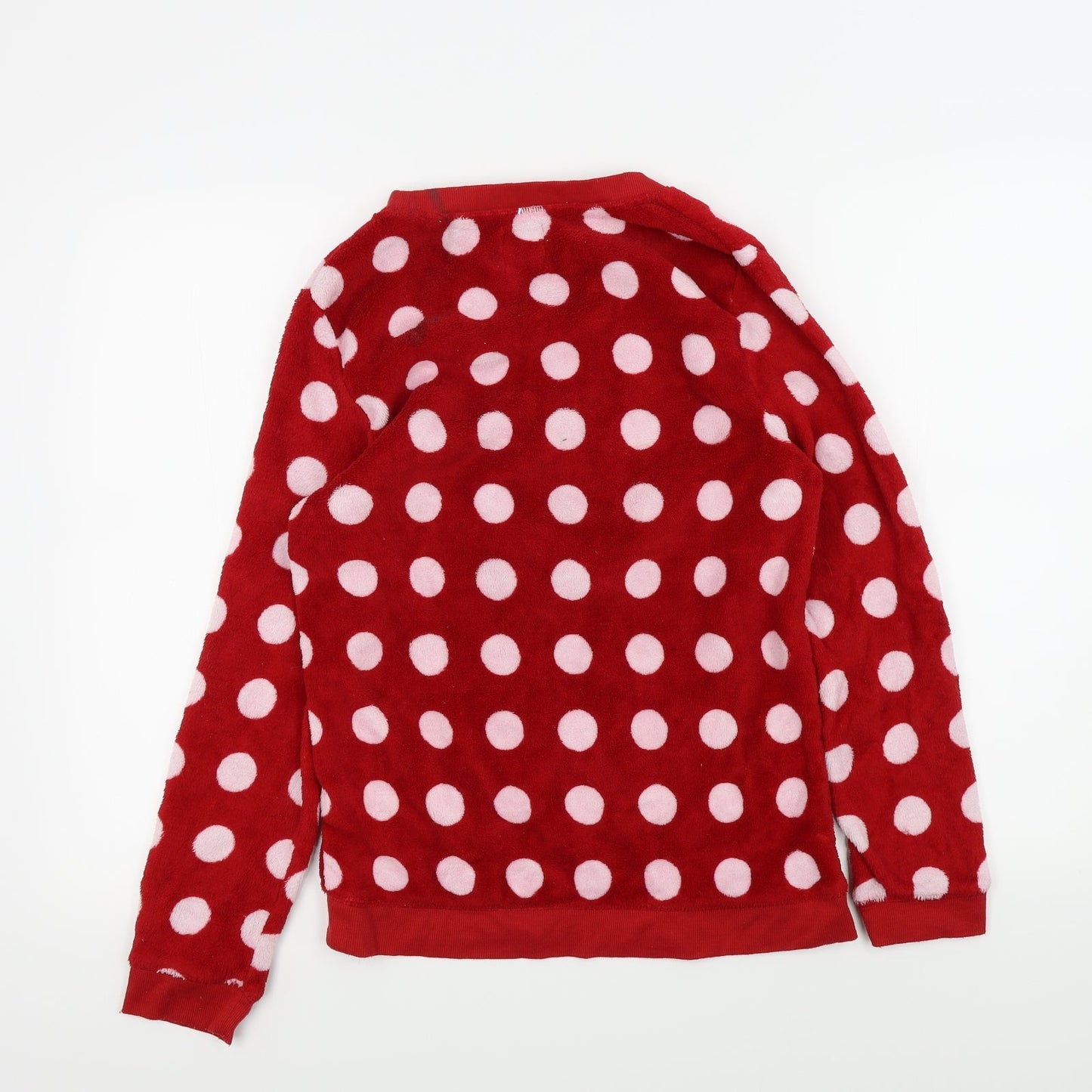 Primark Womens Red Polka Dot  Top Pyjama Top   - Disney Minnie Mouse