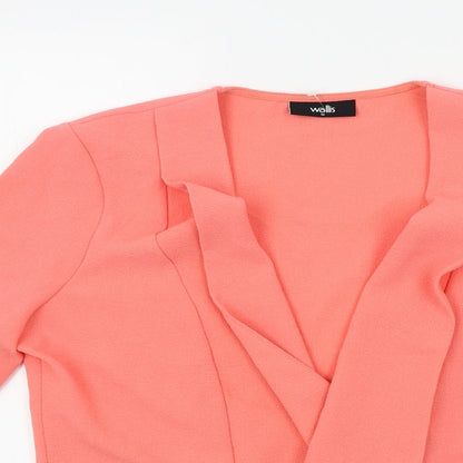 Wallis Womens Orange   Jacket  Size M