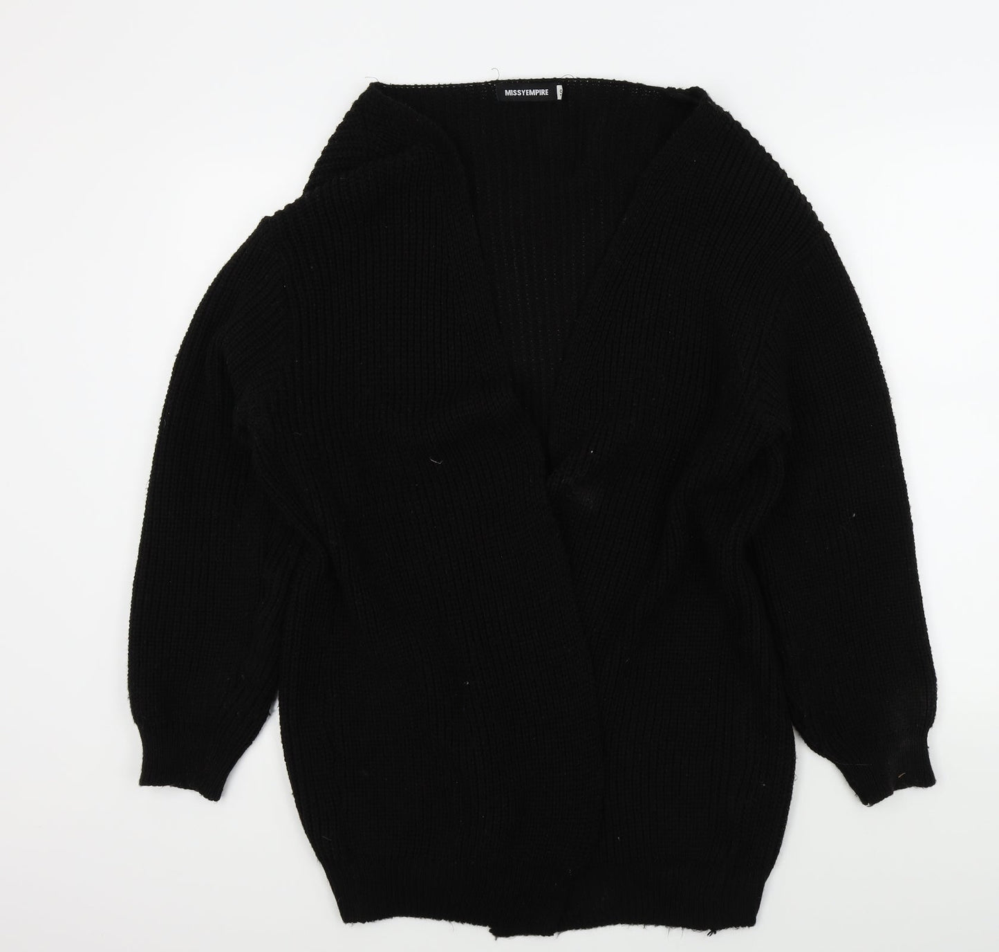 Missguided Womens Black   Cardigan Jumper Size 10
