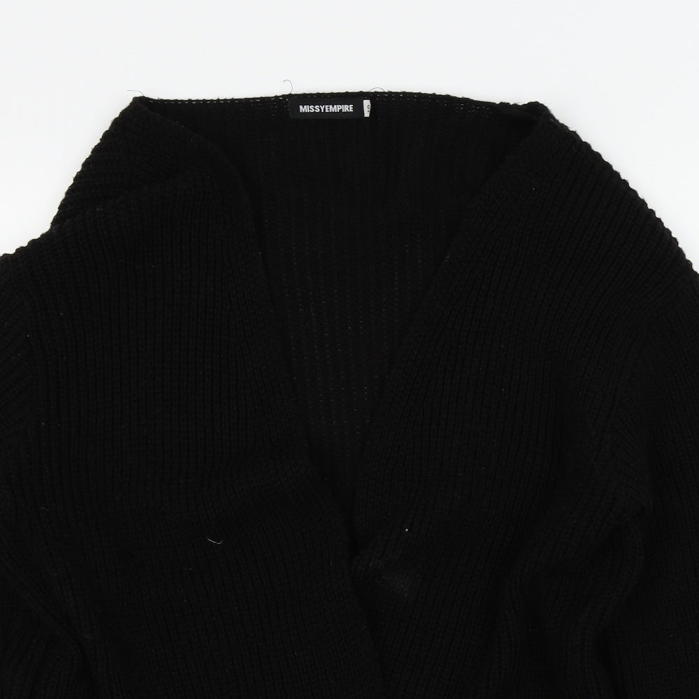 Missguided Womens Black   Cardigan Jumper Size 10