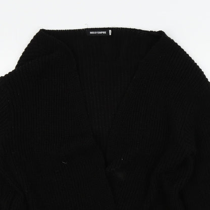 Missguided Womens Black   Cardigan Jumper Size 10