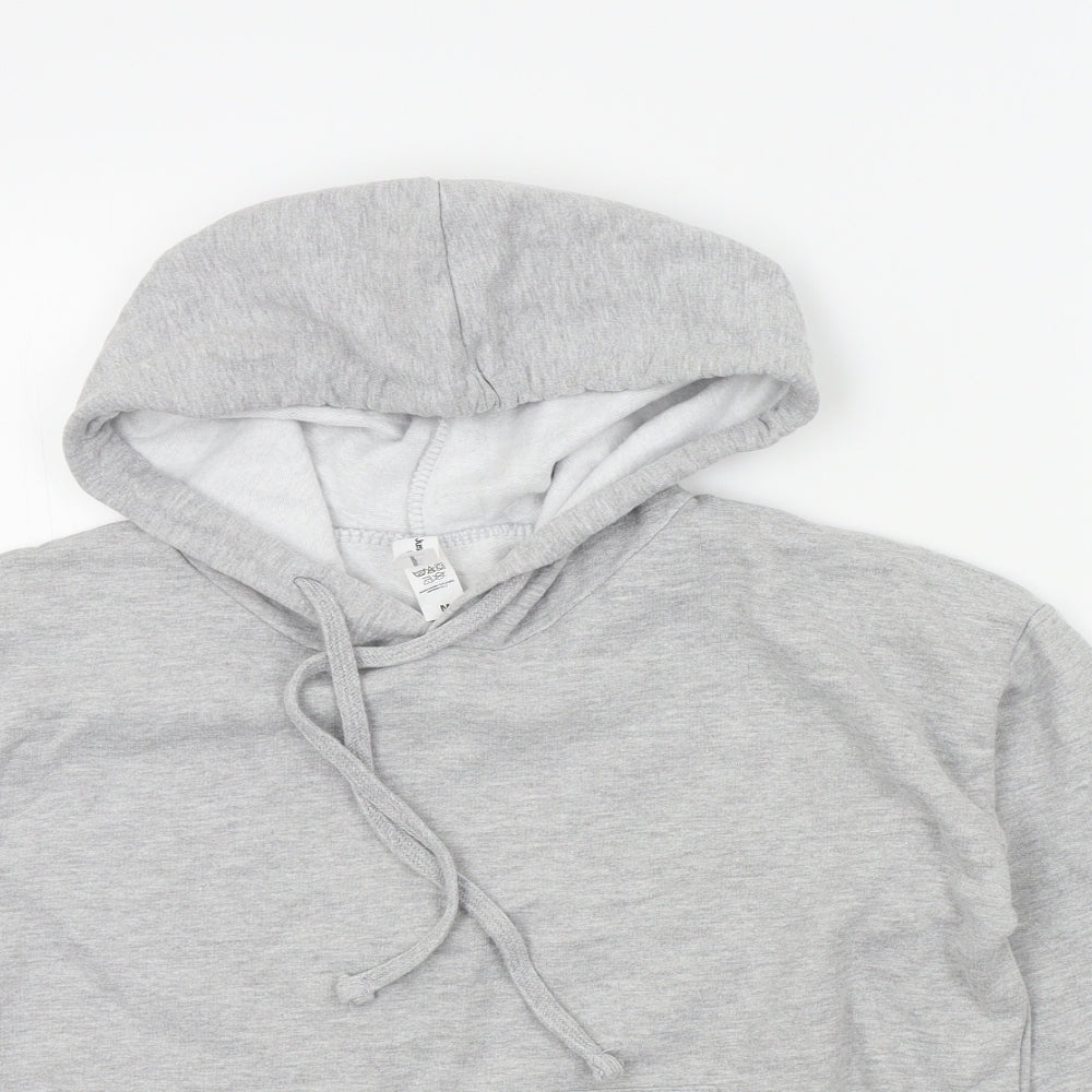 Just hoods Womens Grey Colourblock  Pullover Hoodie Size M