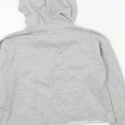 Just hoods Womens Grey Colourblock  Pullover Hoodie Size M