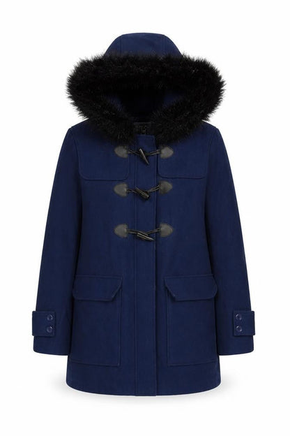 Sparkle & Fade Womens Blue   Overcoat Coat Size S