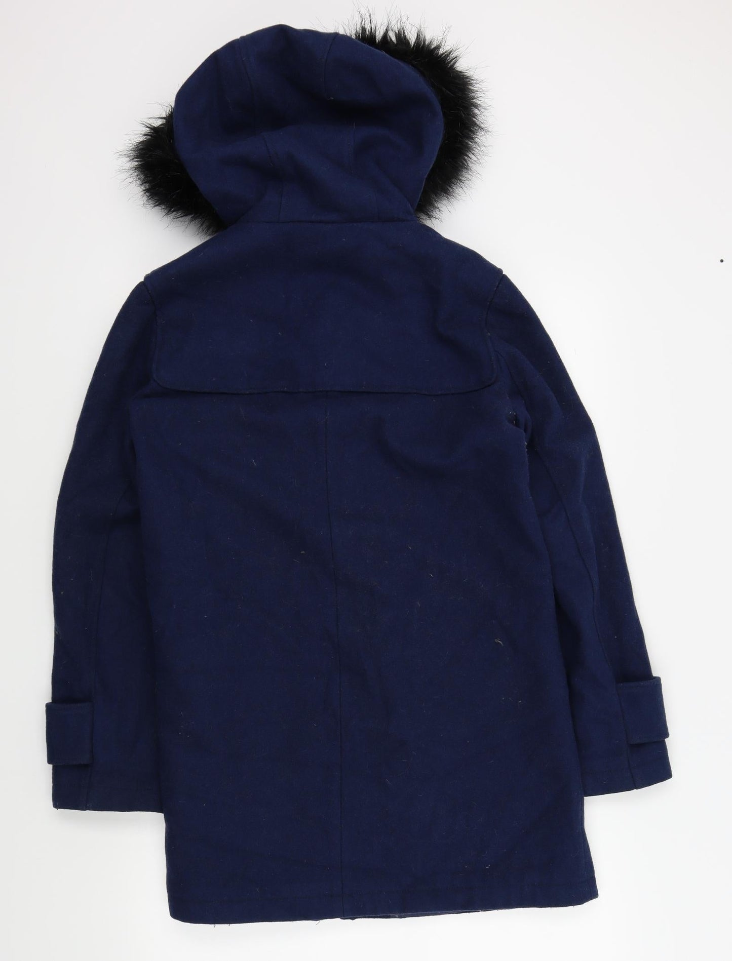 Sparkle & Fade Womens Blue   Overcoat Coat Size S