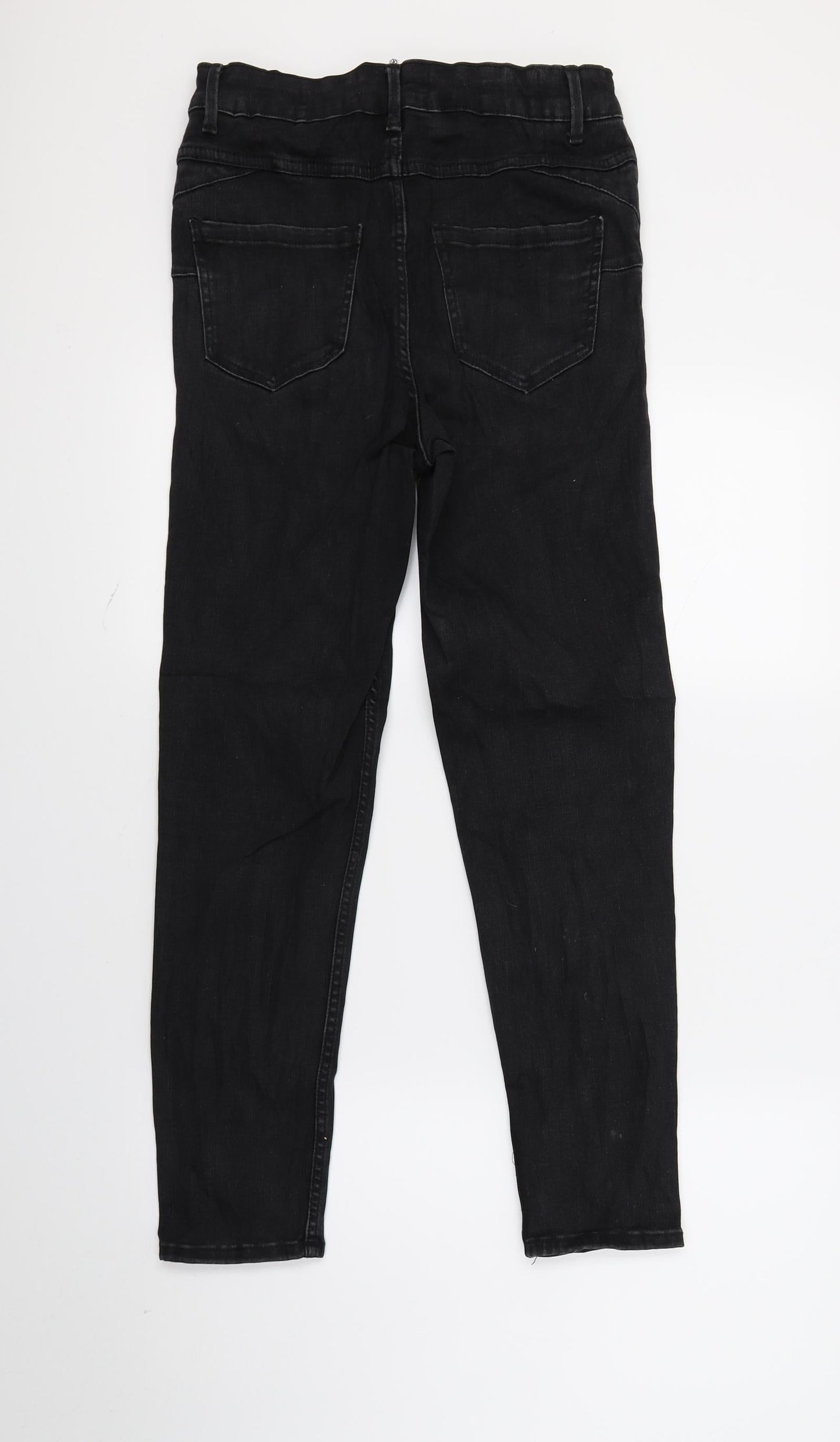 New Look Womens Black  Denim Skinny Jeans Size 10 L24 in