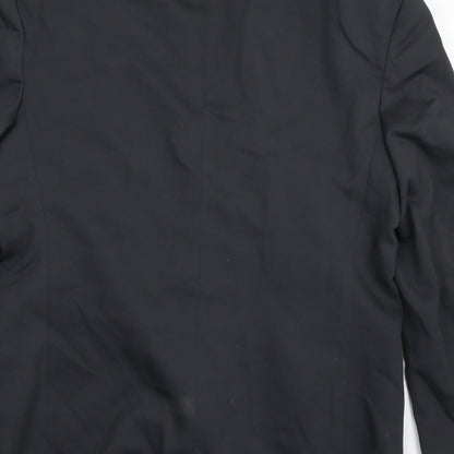 Mens UK Size 40 River Island Regular Black Suit