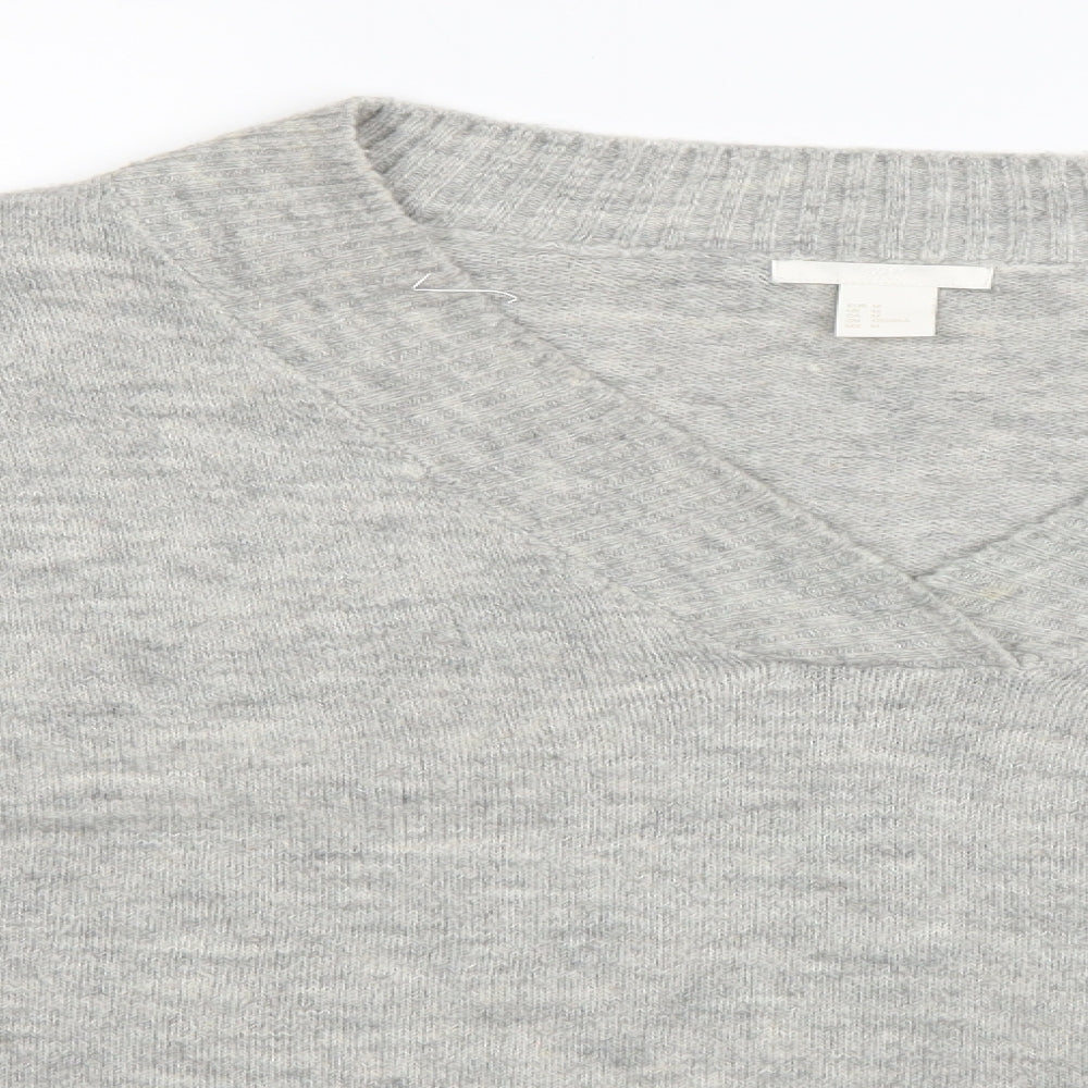 H&M Womens Grey   Pullover Jumper Size M