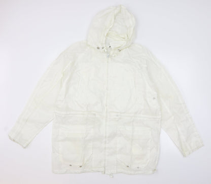 Womens UK Size L Janique White Jacket