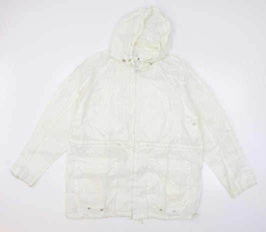 Womens UK Size L Janique White Jacket