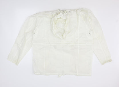Womens UK Size L Janique White Jacket