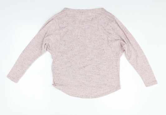 Womens UK Size M New Look Pink Basic Blouse