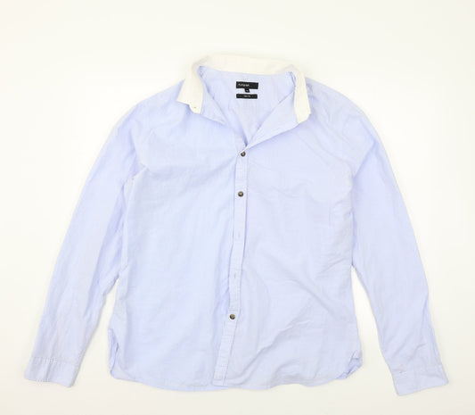 autog Mens Blue    Button-Up Size 2XL