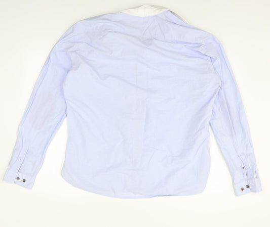 autog Mens Blue    Button-Up Size 2XL