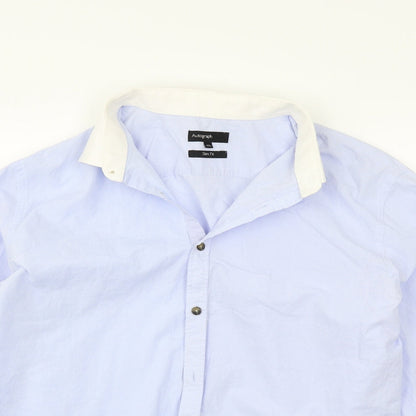 autog Mens Blue    Button-Up Size 2XL