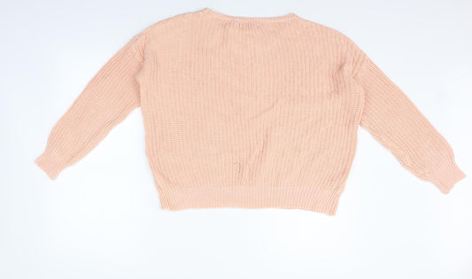 Atmosphere Womens Orange   Henley Jumper Size 12