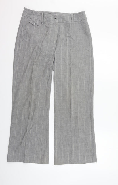 Womens UK Size 14 Per Una Regular Fit  Grey Trousers