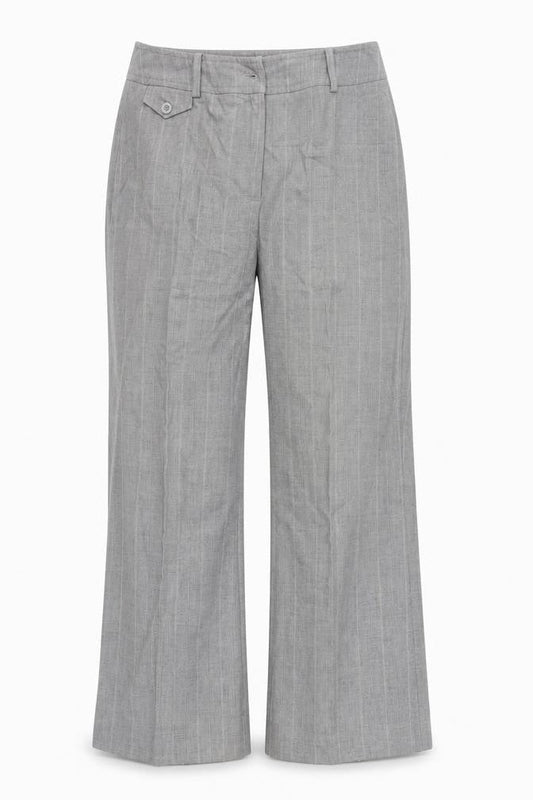 Womens UK Size 14 Per Una Regular Fit  Grey Trousers